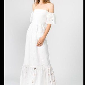 White Eyelet Dress